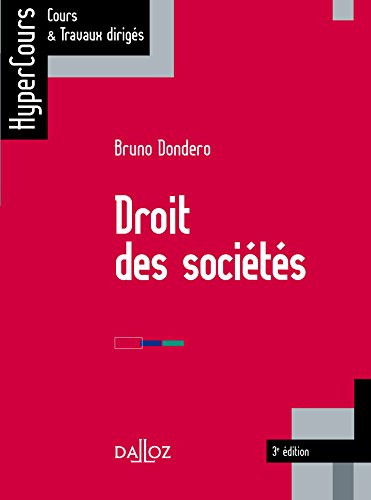 Beispielbild fr Droit Des Socits zum Verkauf von Hamelyn