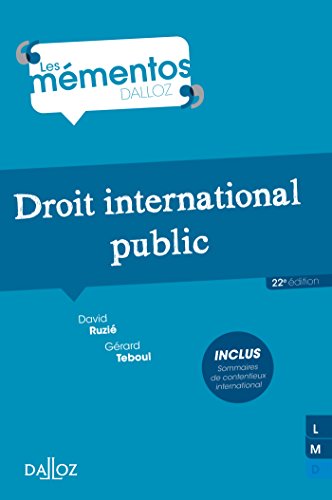 Beispielbild fr Droit international public zum Verkauf von medimops