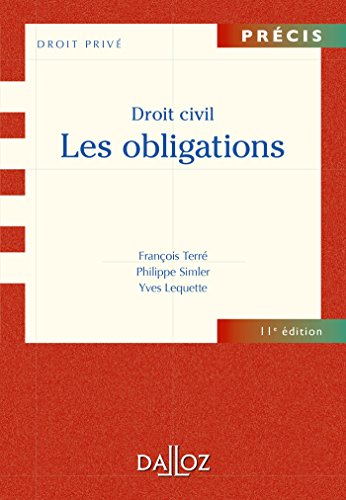 Beispielbild fr Droit civil. Les obligations - 11e d. zum Verkauf von Ammareal