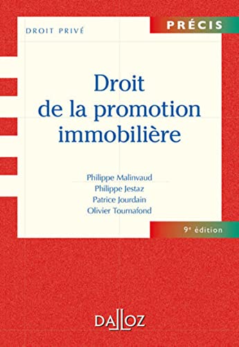 Beispielbild fr Droit de la promotion immobilire. 9e d. zum Verkauf von Gallix