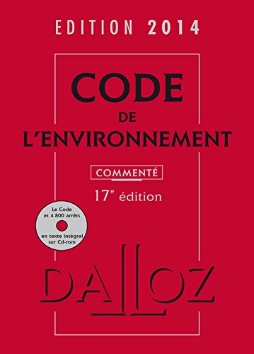 Stock image for Code de l'environnement 2014 (1Cdrom) for sale by medimops