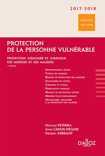 Stock image for Protection De La Personne Vulnrable 2017-2018 : Protection Judiciaire Et Juridique Des Mineurs Et D for sale by RECYCLIVRE