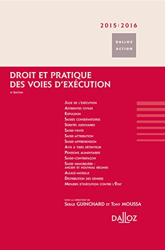 Beispielbild fr Droit et pratique des voies d'excution 2015-2016 zum Verkauf von Ammareal