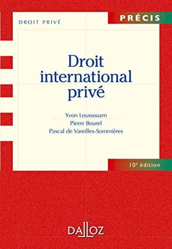 Stock image for Droit international priv - 10e d. for sale by Ammareal