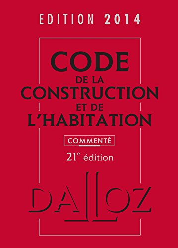 9782247134946: Code de la construction et de l'habitation 2014 comment