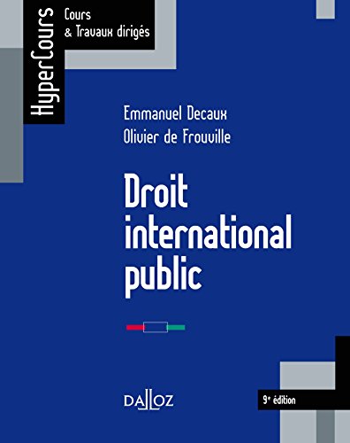 Stock image for Droit international public - 9e d. for sale by Ammareal