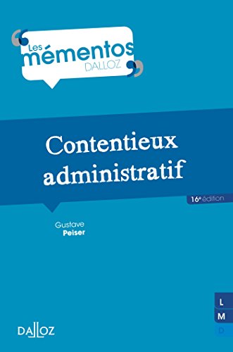 Beispielbild fr Contentieux administratif - 16e d. zum Verkauf von Ammareal