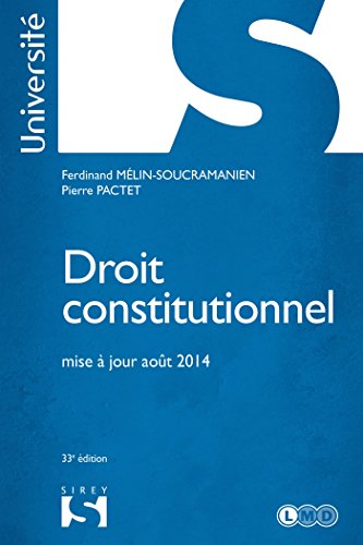 9782247137664: Droit constitutionnel - 33e d.