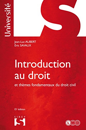Stock image for Introduction au droit et thmes fondamentaux du droit civil - 1re dition for sale by Ammareal