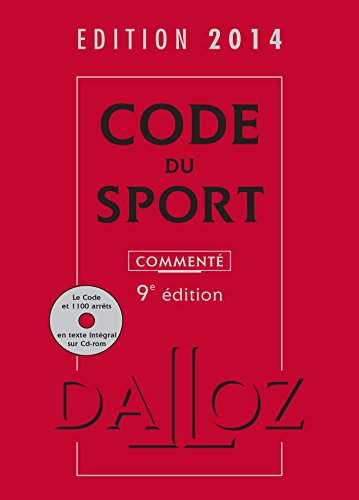 Beispielbild fr Code du sport 2014, comment avec cdrom - 9e d. zum Verkauf von medimops