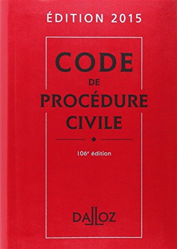 9782247138029: Code de procdure civile 2015: Jurisprudence et doctrine sur CD-ROM