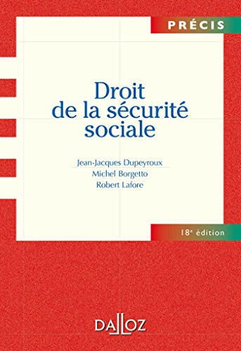 Imagen de archivo de Droit de la scurit sociale - 18e d. a la venta por Ammareal