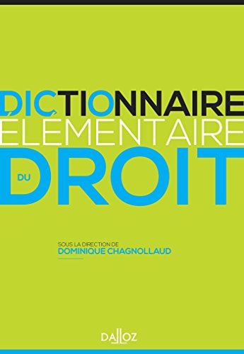 9782247139828: Dictionnaire lmentaire du droit: 200 notions incontournables