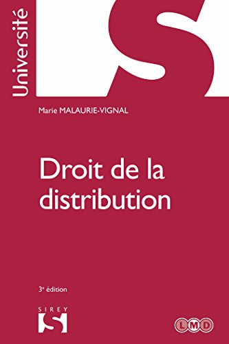 Beispielbild fr Droit de la distribution - 3e d. zum Verkauf von Ammareal