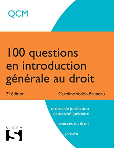 Imagen de archivo de 100 questions en introduction gnrale au droit - 2e d. a la venta por Librairie Th  la page