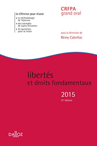 Stock image for Liberts et droits fondamentaux Collectif et Cabrillac, Rmy for sale by BIBLIO-NET
