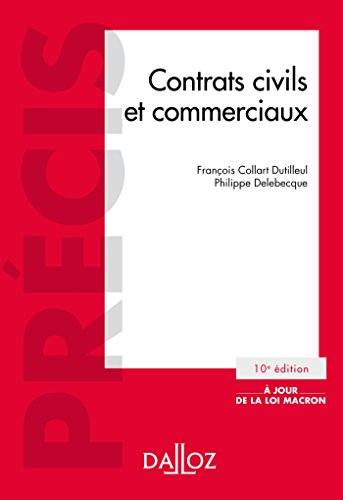 Beispielbild fr Contrats civils et commerciaux - 10e d. zum Verkauf von Ammareal