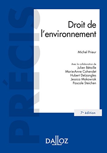 Imagen de archivo de Droit de l'environnement Prieur, Michel et Collectif a la venta por BIBLIO-NET