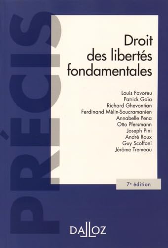 Beispielbild fr Droit des liberts fondamentales - 7e d. zum Verkauf von Ammareal