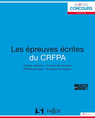 Stock image for Les preuves crites du CRFPA - 1re dition for sale by Ammareal
