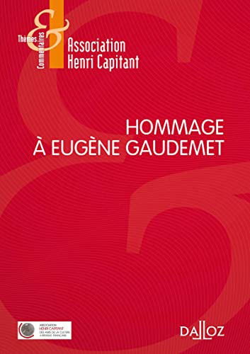 Stock image for Hommage  Eugne Gaudemet - 1re ed. for sale by Ammareal