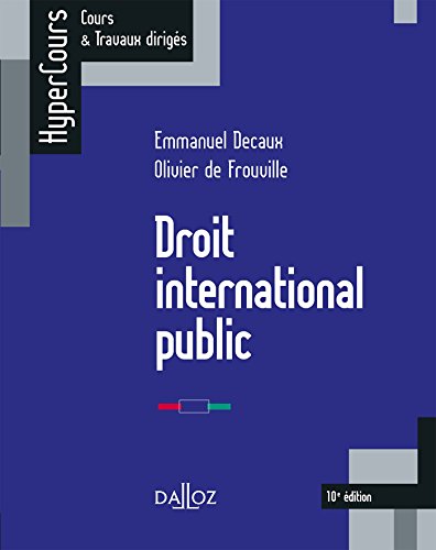 Stock image for Droit international public - 10e d. for sale by Ammareal