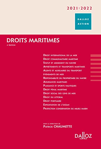 9782247161102: Droits maritimes 2021/2022 - 4e ed.
