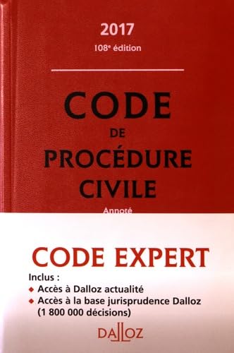 9782247161447: Code de procdure civile annot