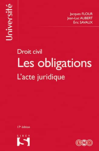 Beispielbild fr Droit civil - Les obligations 17ed - Tome 1 L'acte juridique zum Verkauf von Gallix