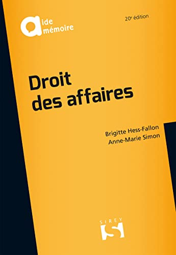 Imagen de archivo de Droit des affaires - 20e d. a la venta por medimops