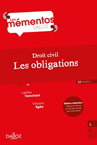 Stock image for Droit civil. Les obligations - 22e d. for sale by Ammareal