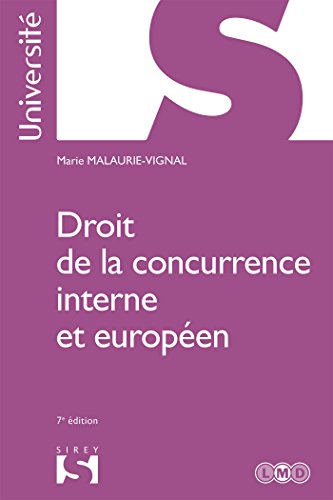 Beispielbild fr Droit de la concurrence interne et europen zum Verkauf von medimops