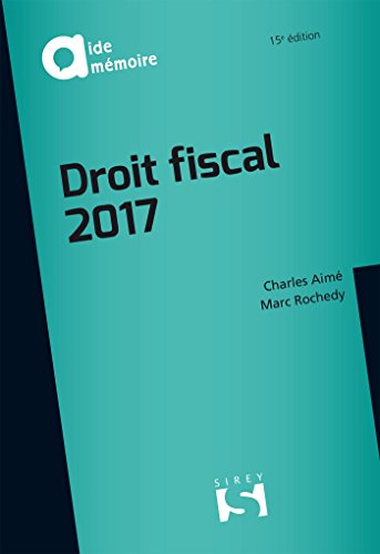Beispielbild fr Droit fiscal 2017 - 15e d. zum Verkauf von Ammareal