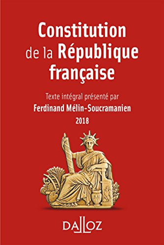 Imagen de archivo de Constitution de la Rpublique franaise a la venta por Ammareal