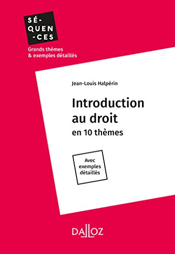 Imagen de archivo de Introduction au droit a la venta por Ammareal