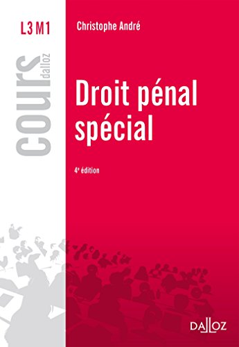 Beispielbild fr Droit pnal spcial - 4e d. zum Verkauf von Ammareal