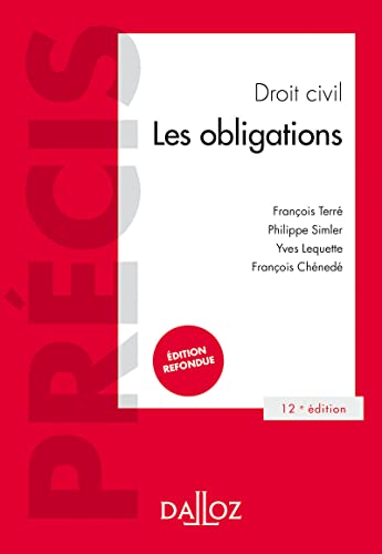 Beispielbild fr Droit civil Les obligations - 12e d. zum Verkauf von medimops