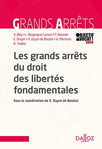 Stock image for Les grands arrts du droit des liberts fondamentales- Nouveaut for sale by Ammareal
