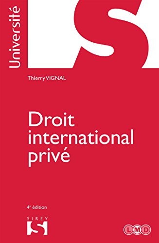 Beispielbild fr Droit international priv Vignal, Thierry zum Verkauf von BIBLIO-NET