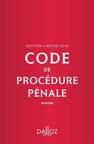 Stock image for Code de procdure pnale 2019 annot. dition limite - 60e d.: - for sale by Ammareal