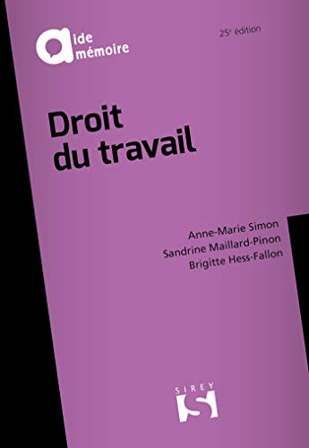 Stock image for Droit du travail 25ed for sale by Ammareal