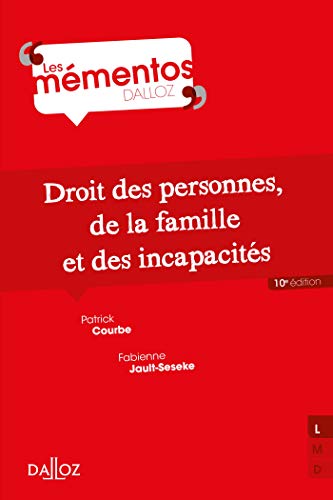 Beispielbild fr Droit des personnes, de la famille et des incapacits zum Verkauf von Ammareal