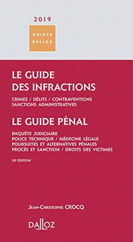 9782247179398: Le guide des infractions 2019. Guide pnal - 20e d.: Le guide pnal
