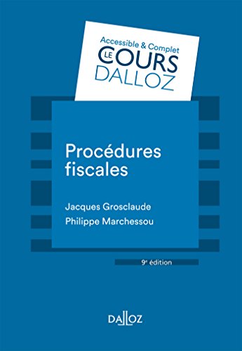 Beispielbild fr Procdures fiscales - 9e ed. zum Verkauf von Ammareal