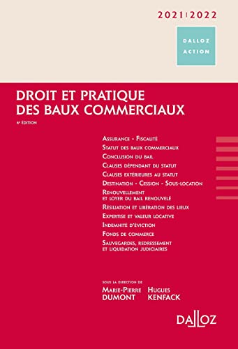 Imagen de archivo de Droit et pratique des baux commerciaux 2021/2022. 6e d. a la venta por GF Books, Inc.