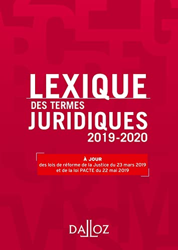 Stock image for Lexique des termes juridiques for sale by Ammareal