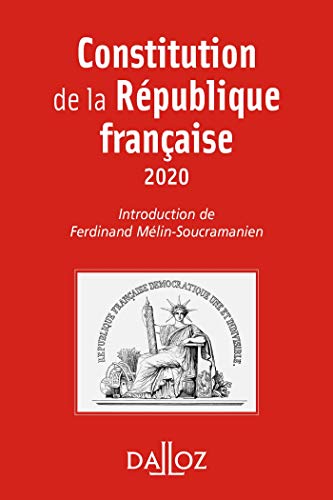 Beispielbild fr Constitution de la Rpublique franaise Collectif et Mlin-Soucramanien, Ferdinand zum Verkauf von BIBLIO-NET