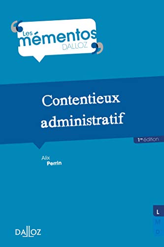 Stock image for Contentieux administratif Perrin, Alix for sale by BIBLIO-NET