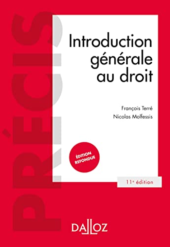 Beispielbild fr Introduction gnrale au droit - 11e d. zum Verkauf von medimops