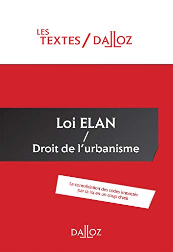 Stock image for Loi ELAN / Droit de l'urbanisme for sale by Gallix